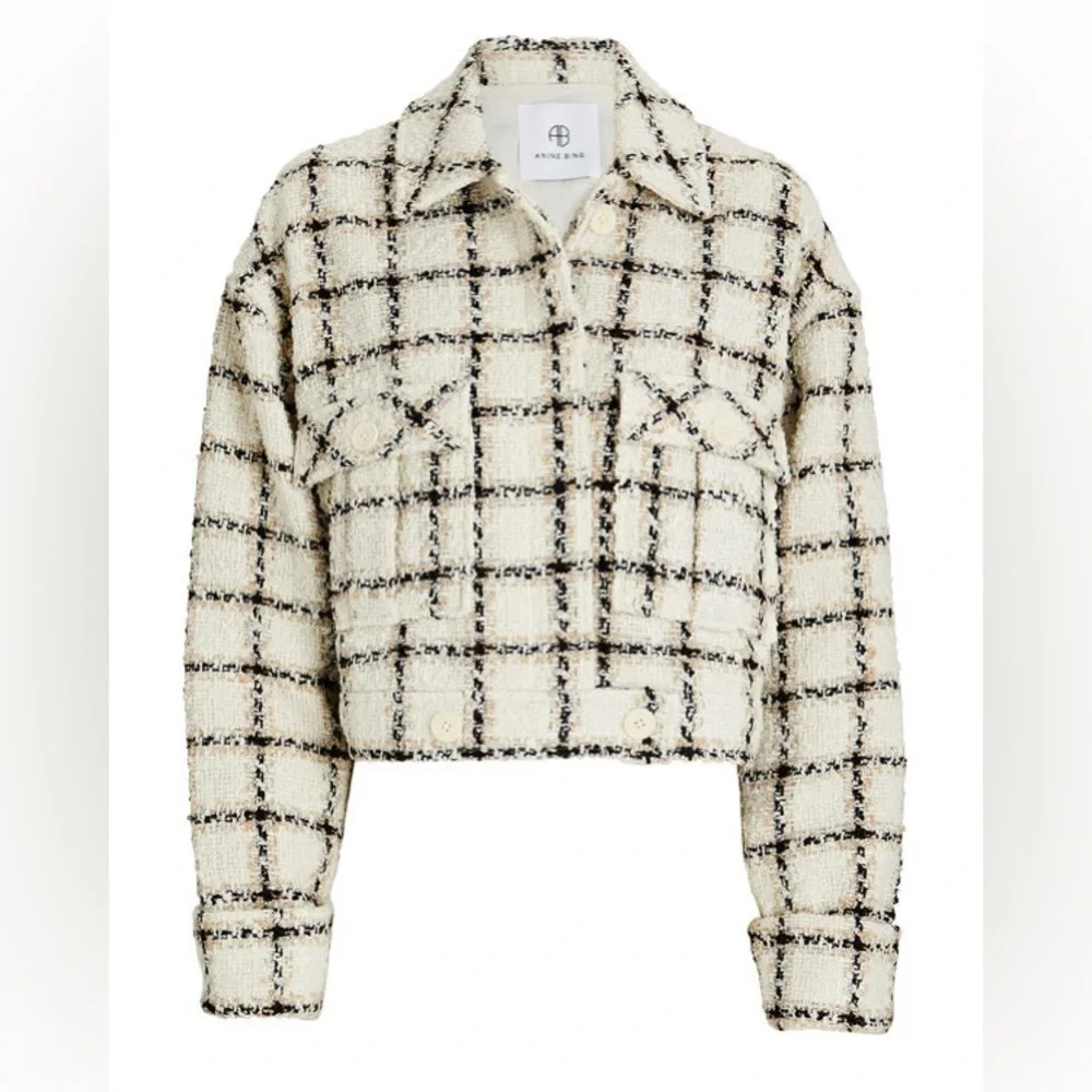 Anine Bing Adriana Plaid Jacket - Picture 2 of 12